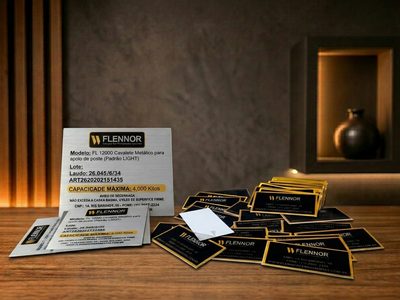 Placas de identificação de máquina Flennor