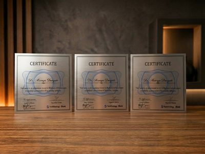 Placa de inauguração certificado em baixo relevo