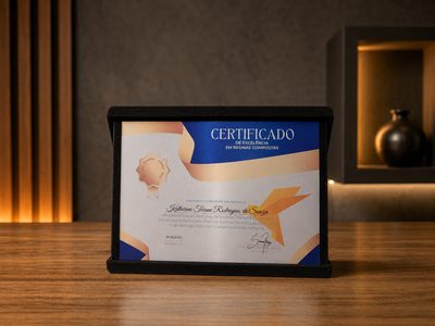 Certificado de conclusão de curso — Resinas Compostas
