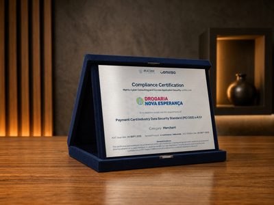 Certificado de Compliance PCI DSS — Drogaria Nova Esperança