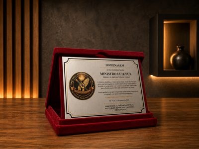 Homenagem ao Ministro Luiz Fux, Diretório Acadêmico Central Fac. Zumbi dos Palmares