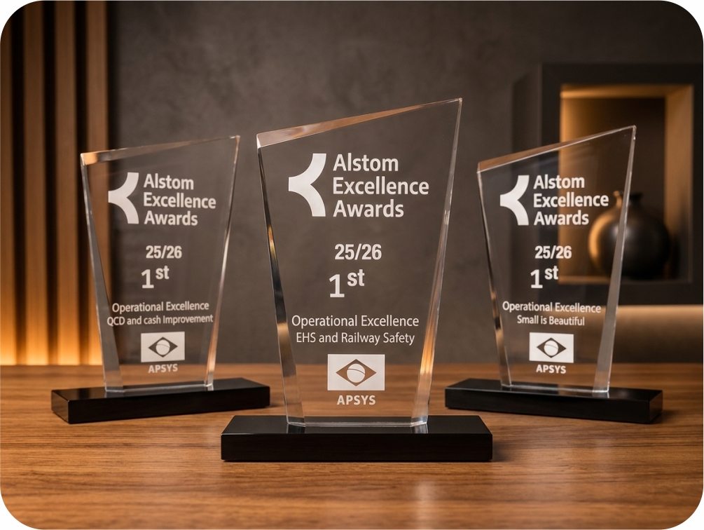 Troféu Corporativo em Acrílico Cristal Polido